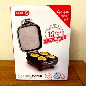 Dash Egg Bite Maker Turquoise Blue NEW!
